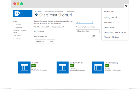 SharePoint ShortUrl